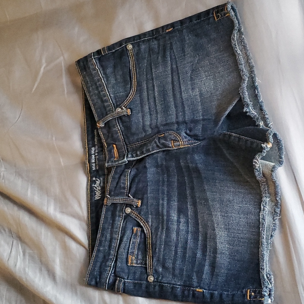 Denim shorts